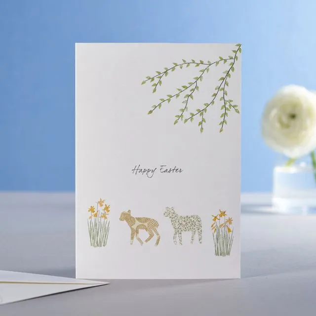 Lambs Easter Card