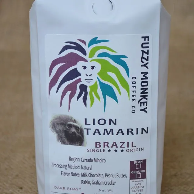 12oz Specialty Coffee - Lion Tamarin - Brazil - Ground
