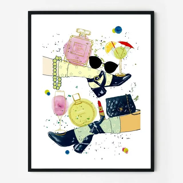 Party accessories Unframed Art Print