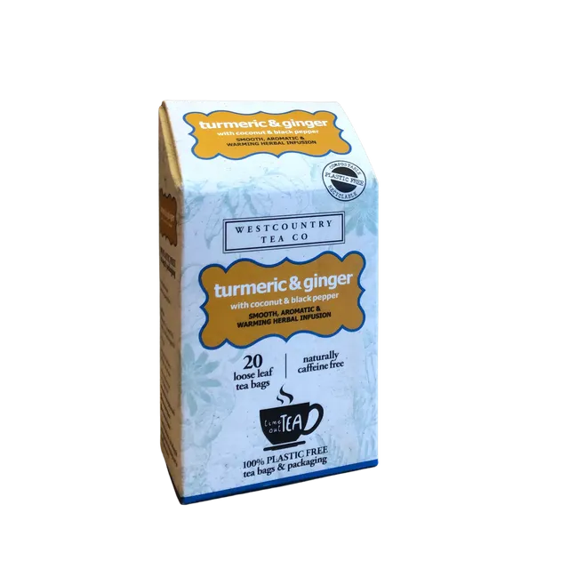 Time Out Tea Turmeric & Ginger Tea 20 T'Bags - case of 6