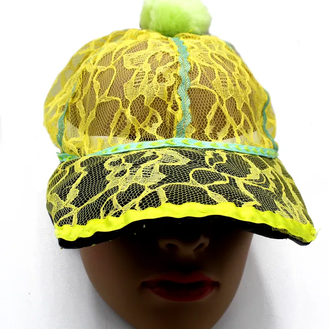 Yellow Lace baseball cap
