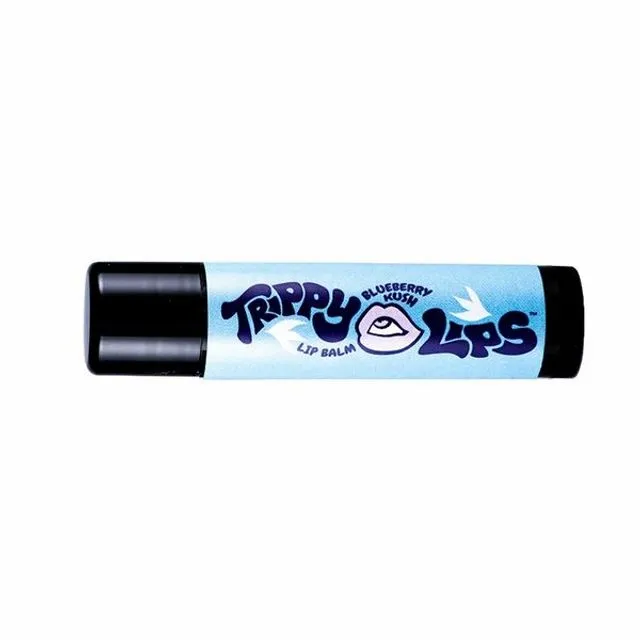 Trippy Lips Lip Balm 24 Unit Display - Blueberry Kush