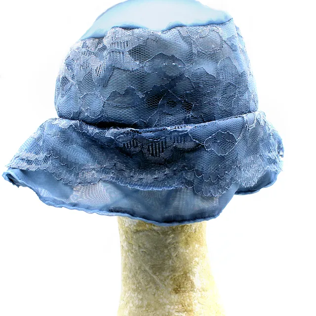 Blue lace Bucket hat