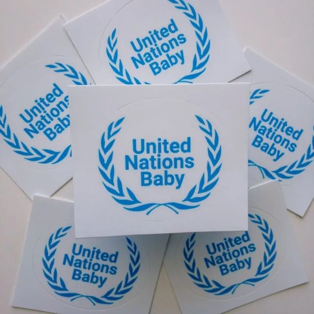 United Nations Baby Sticker