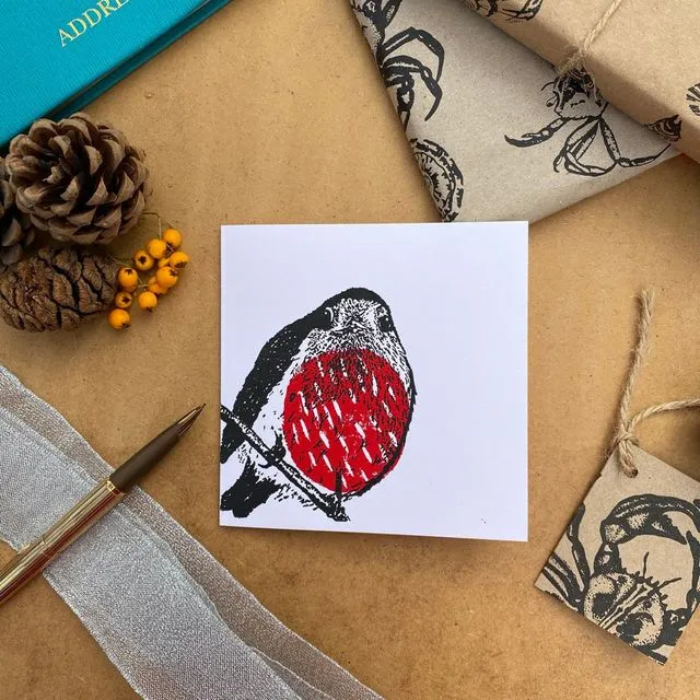 Traditional Christmas Cards - Christmas Robin