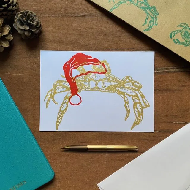 Nautical Christmas Cards - Santa Claws