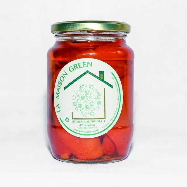 Red Peppers 425gr - La Maison Organic