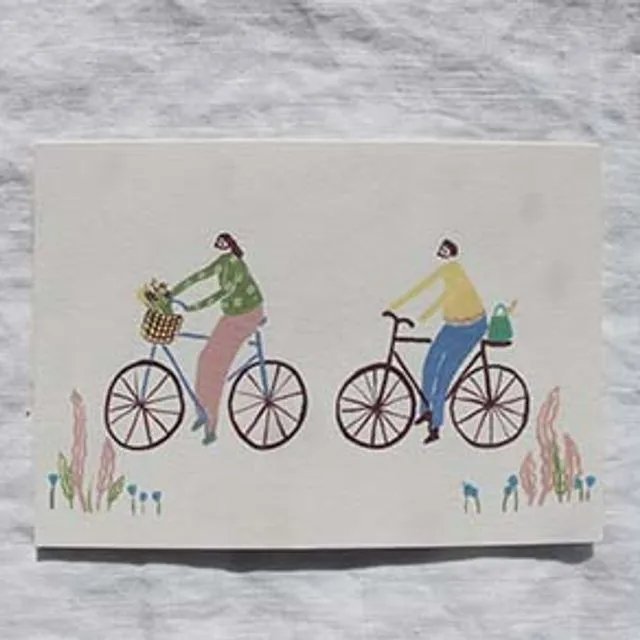 A6 card- Off on a Bike Ride