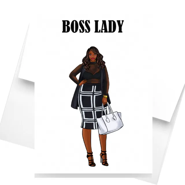 BLACK GIFTED WOMEN "BOSS LADY" CARD