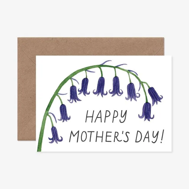 Happy Mother's Day Bluebell Card
