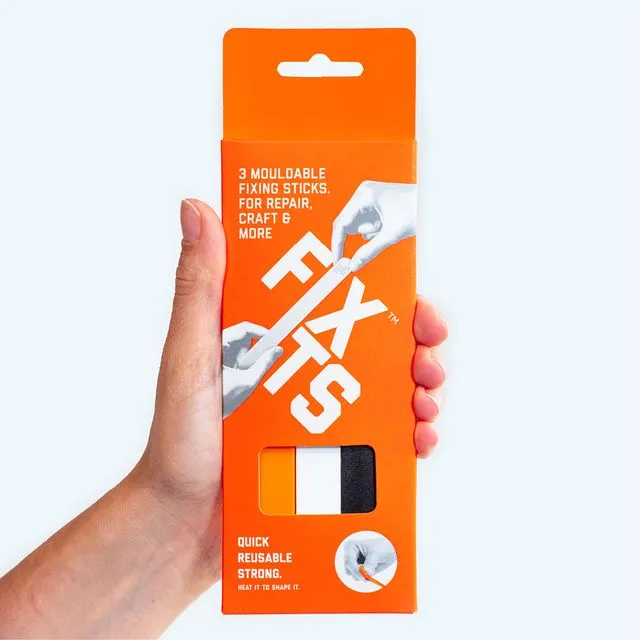 FixIts 3 Pack - Black, White, Orange