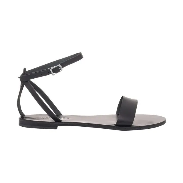 Ancientoo Leather Sandals Maia Black (8 Pairs)