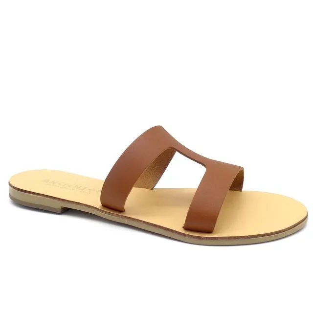 Ancientoo Leather Slides Bia Tan (8 Pairs)