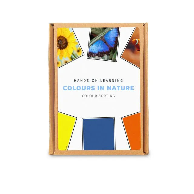 Colours in nature - sorting flashcards