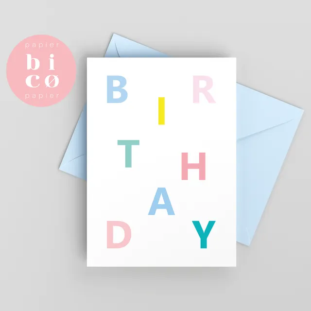 Greeting Cards | Birthday Cards | POP | Happy Birthday Card | Tarjeta de Cumpleaños | Carte Joyeux Anniversaire | Biglietto di Buon Compleanno | Alles Gute zum Geburtstagskarte.