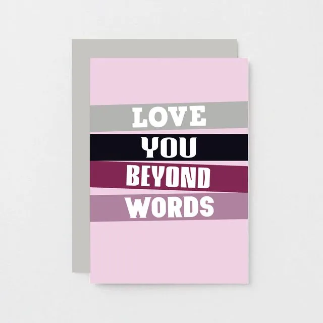 Love You Beyond Words Card | SE0508A6