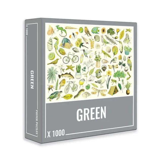 Green Jigsaw Puzzle (1000 pieces)
