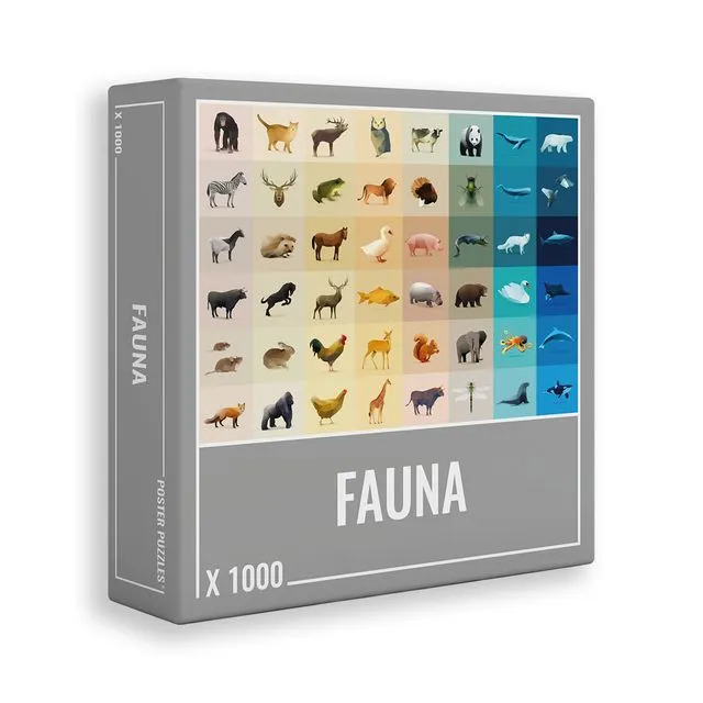Fauna Jigsaw Puzzle (1000 pieces)