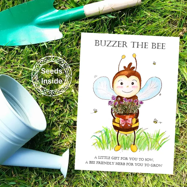 Buzzer The Bee seed Card