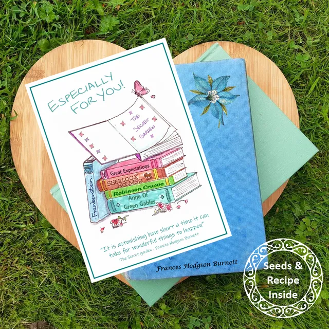 Literary Seed & Recipe Card - The Secret Garden
