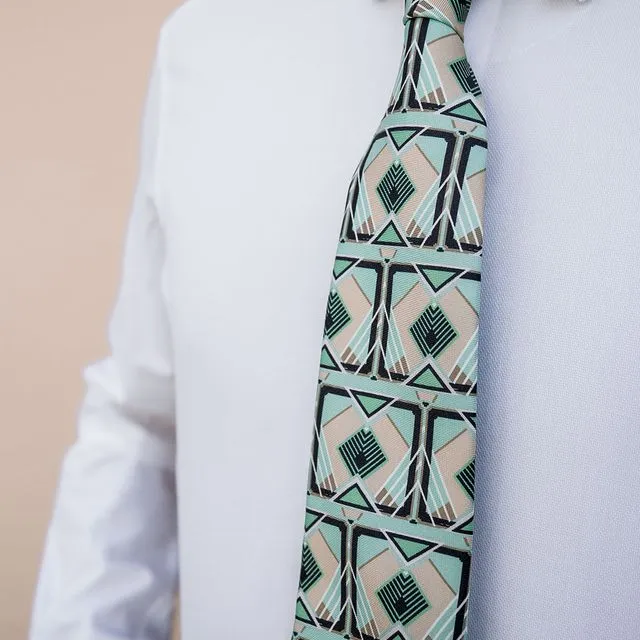 Francis Ivory Silk Tie