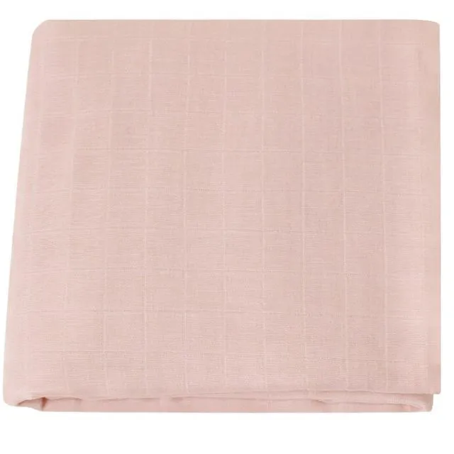 120x120cm Newborn Bedding Cotton Bamboo Blanket Swaddling Baby Blankets Muslin Swaddle Blanket Diaper (Mauve)