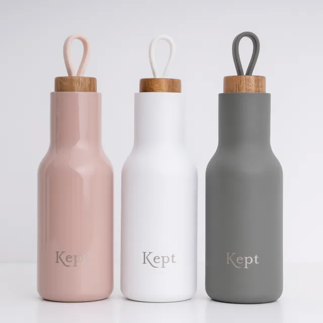 The Kept Bottle Bundle - 6 pack Stainless Steel Vacuum Insulated Reusable Water Bottles - 600ml