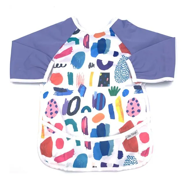 Long Sleeved Coverall Bib - First Watercolour Painting