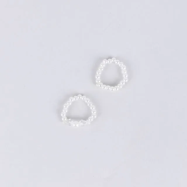 Lovemystyle Multi Pack of White Pearl Toe Rings