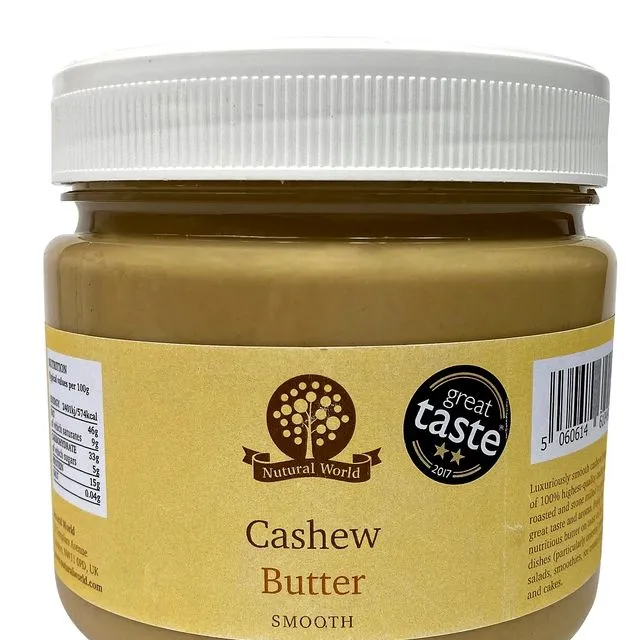 Smooth Cashew Nut Butter 1Kg