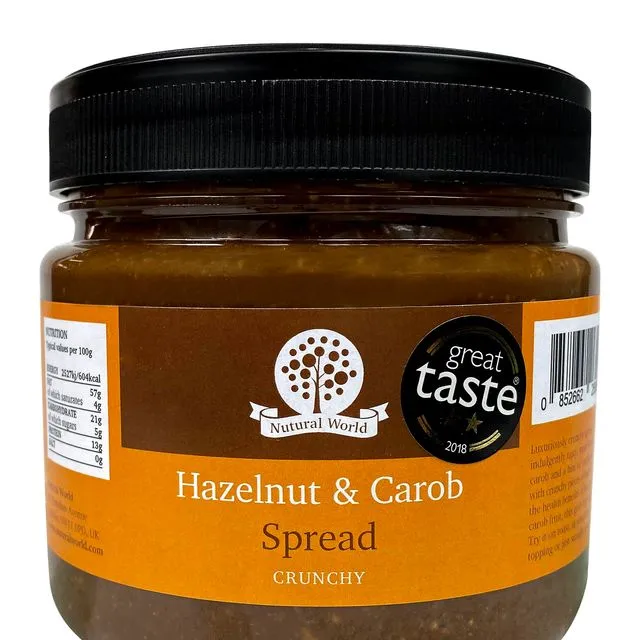 Crunchy Hazelnut and Carob Spread 1Kg
