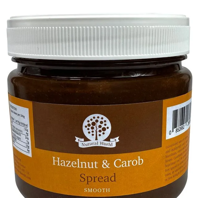 Smooth Hazelnut and Carob spread 1Kg