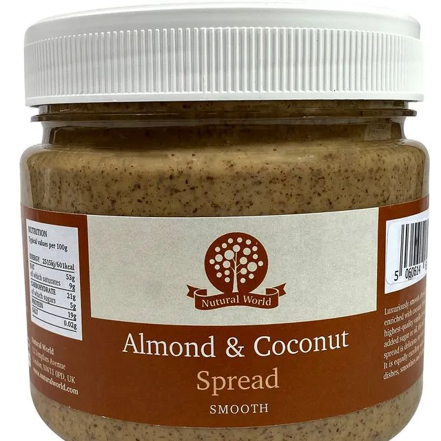 Smooth Almond & Coconut spread 1Kg
