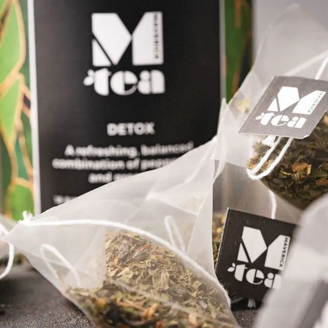 Detox Herbal Tea - 18 Pyramid Bags (Peppermint & Green Tea)