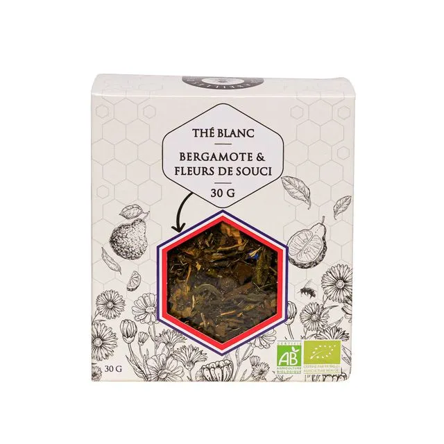 Bergamot and Marigold Organic White Tea (30g Loose)