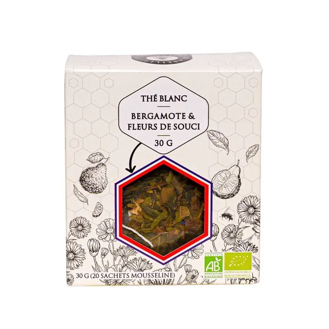 Bergamot and Marigold Organic White Tea (20 Teabags)
