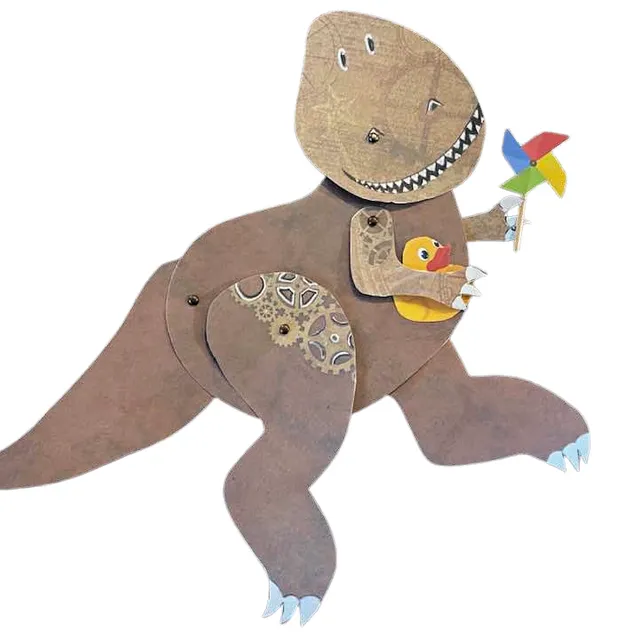 Dinosaur Friend Paper Doll Kit