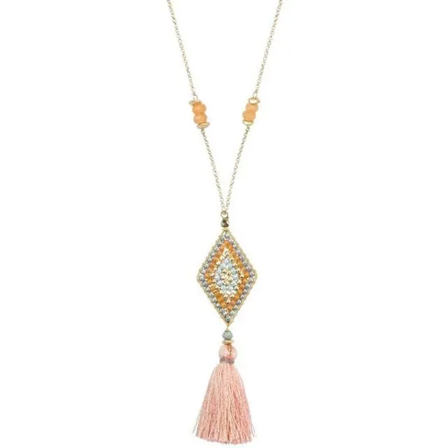 Nicole Necklace - Coral Sand