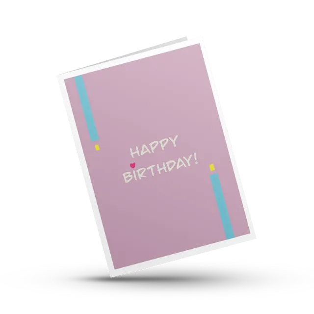 Happy Birthday Candle Card