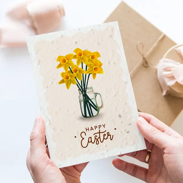 Plantable Easter card