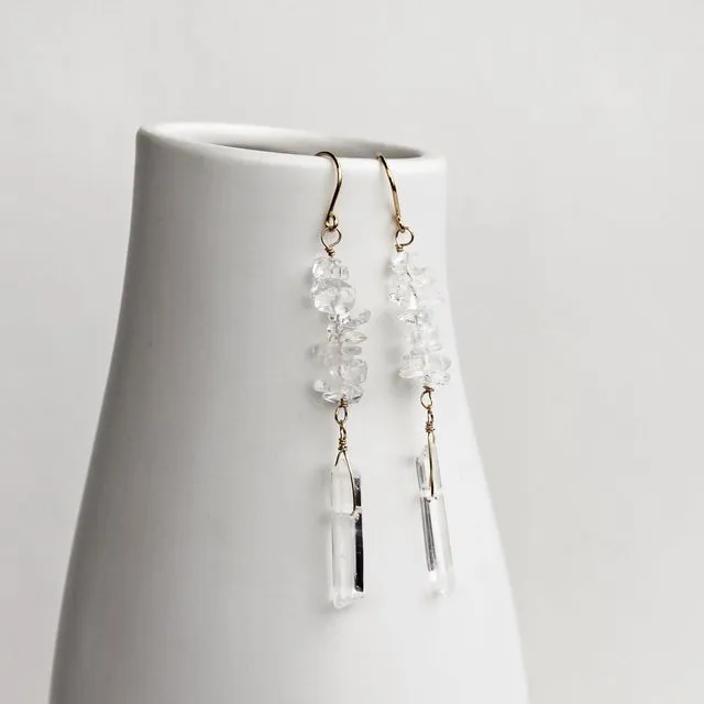 Bohemian Crystal Dangle Earrings