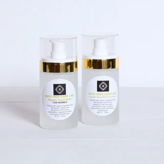 Chamomile Infused Dry Skin Relief Two-Step System Anti-Aging Facial Wash and Moisturizer - For WOMEN