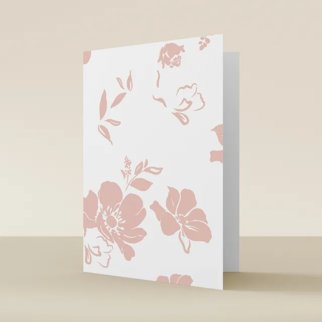 Blush Blossoms folded gift tags