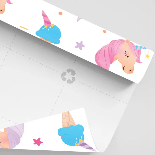 Sprinkles of Magic wrapping paper - flat sheets