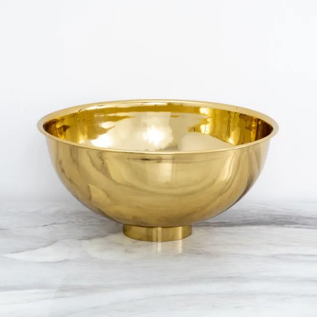 Gold Plated Mirror Polished Bowl