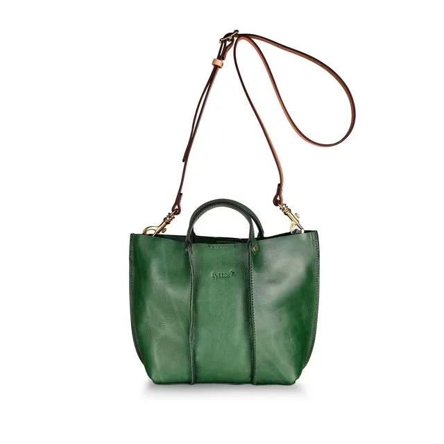 Carlotta Leather Bag - Green