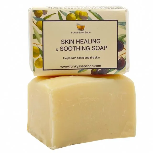 Skin Healing & Soothing Soap, Natural & Handmade, Approx 65g