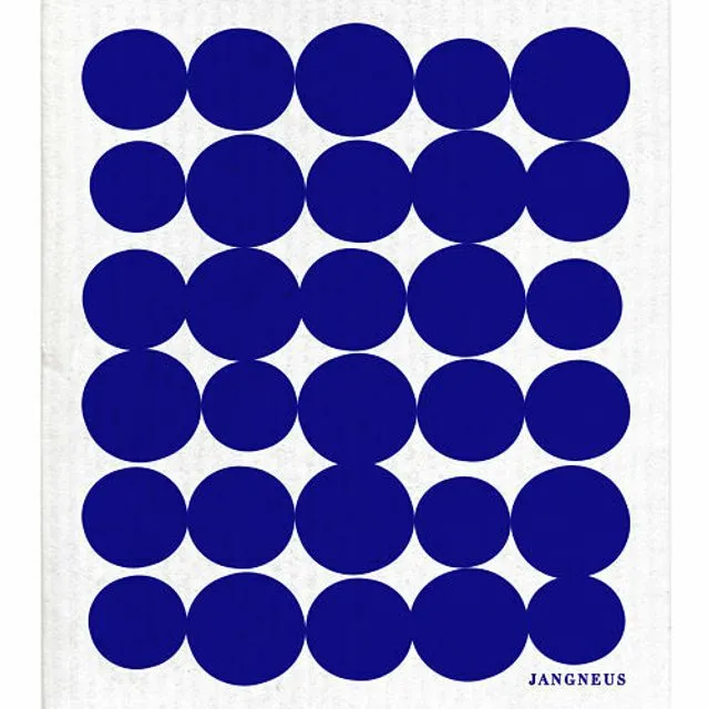 Swedish Dishcloth - Spots - Blue