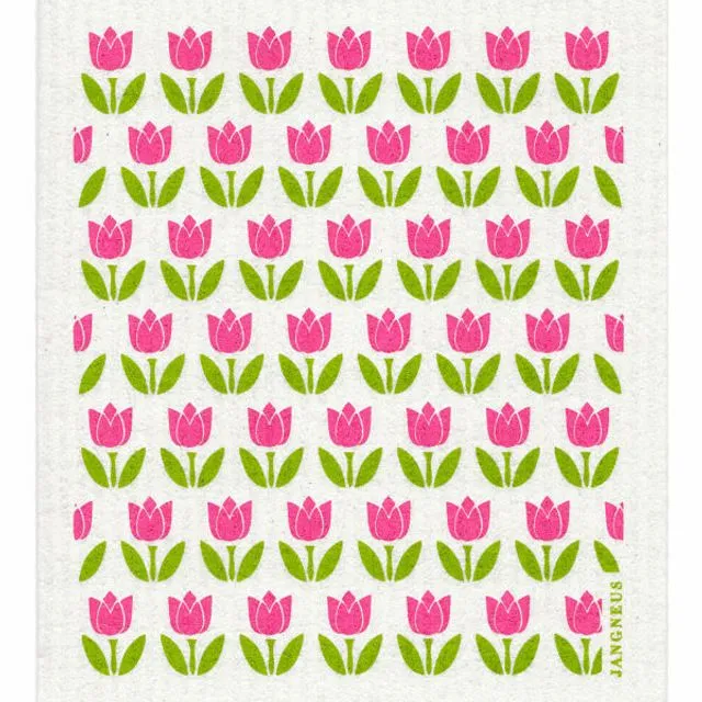 Swedish Dishcloth - Tulip Small - Pink