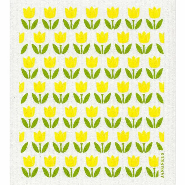 Swedish Dishcloth - Tulip Small - Yellow